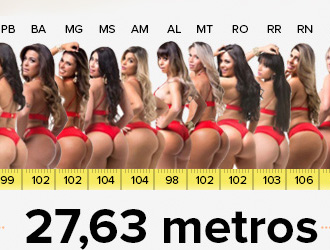 Quantos metros de bunda tem o Miss Bumbum 2014?
