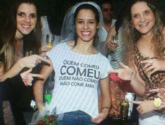 Melhor camiseta feita até hoje para a despedida de solteiro da Noiva