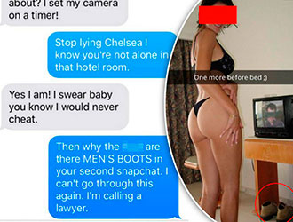 Botas revelam traição de casada em foto no Snapchat