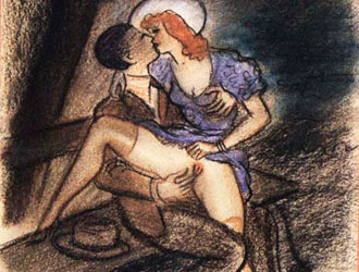 Alexander Szekely e seus desenhos eróticos