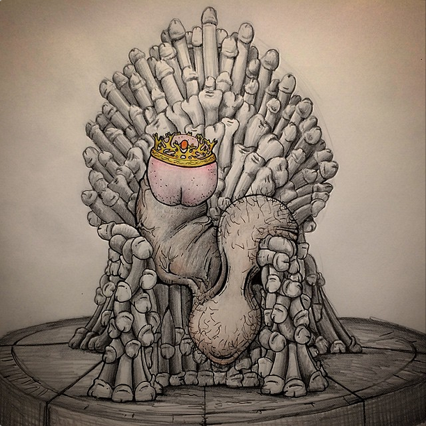 Série ‘Game of Thrones’ é regravada com pintos e vaginas: ‘Game of Dicks’