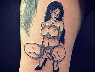 Tattoos com inspiração erótica