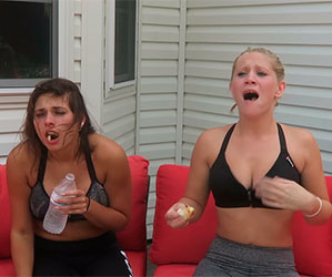 Beldades topam desafio e experimentam a Carolina Reaper, a pimenta mais quente do mundo