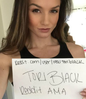 Tori Black revela seus segredos pornográficos no Reddit