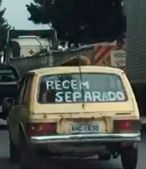 Perdeu tudo, mas tá feliz