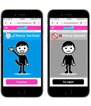 Dick-ometrics – CamSoda lança identificação biométrica pelo pênis para um login mais seguro