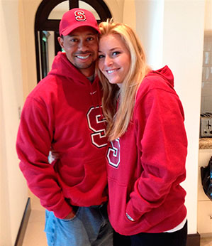 Com fotos ousadas Tiger Woods e ex-namorada Lindsey Vonn caem na net