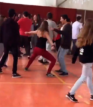 Depois de alguns copos, na festa da minha sobrinha