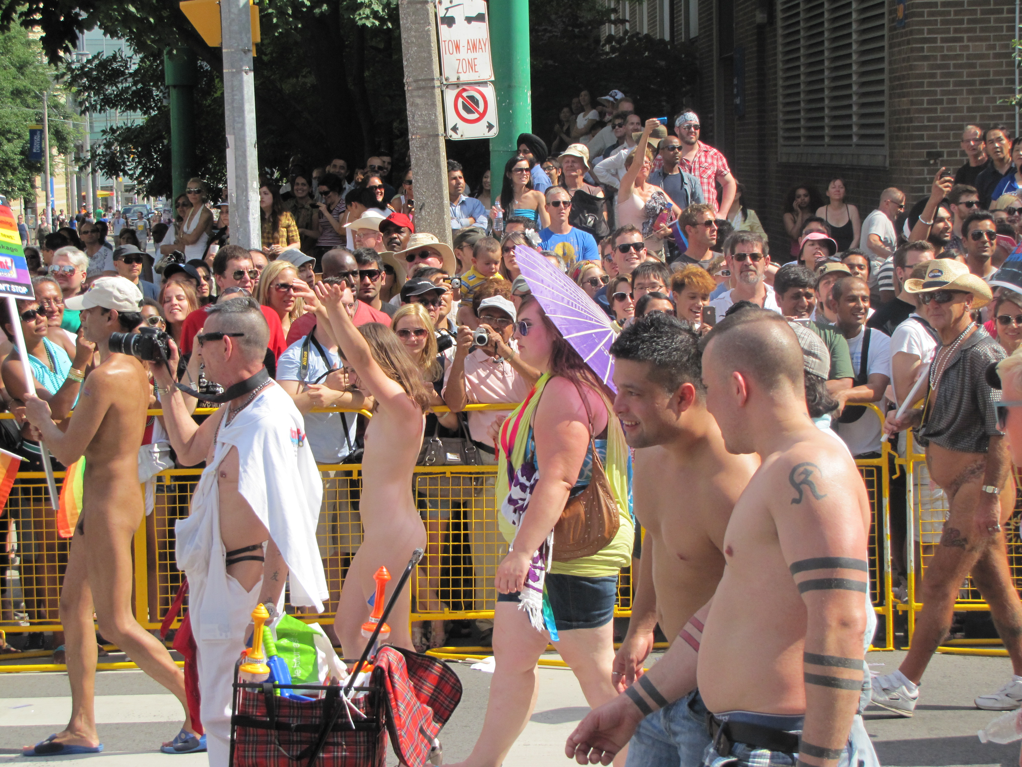 A inesquecível musa da "Pride Toronto", de 2013.