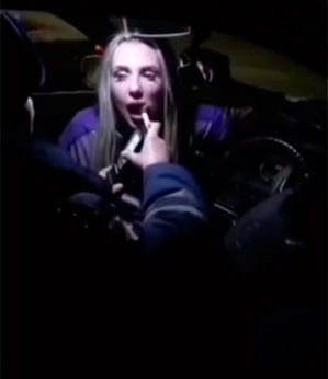 Quando você está embriagada e excitada e te pedem para soprar o bafômetro